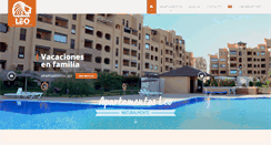 Desktop Screenshot of apartamentosleo.com